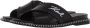 Karl Lagerfeld Slippers & Mules Kleo Whipstitch Krosstrap in zwart - Thumbnail 1