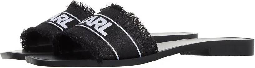 Karl Lagerfeld Slippers & Mules Skoot Ii Border Slide in zwart