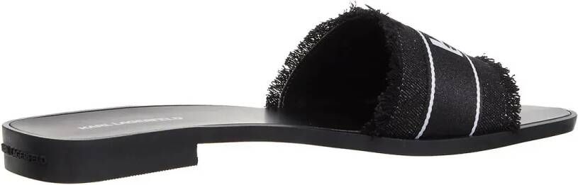 Karl Lagerfeld Slippers & Mules Skoot Ii Border Slide in zwart