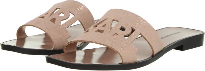 Karl Lagerfeld Slippers & Mules Skoot Ii Karl Cut-Out Sd in poeder roze