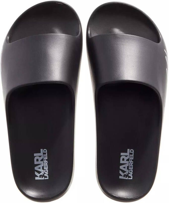 Karl Lagerfeld Slippers KOBO II Hotel Platform Slide in zwart