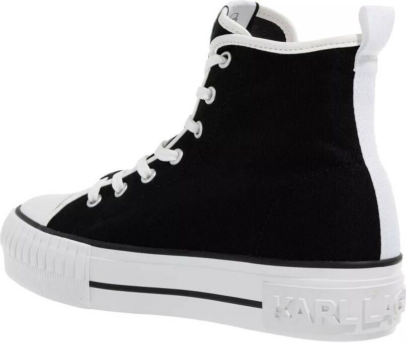Karl Lagerfeld Sneakers Kampus Max Karl Ikonic Hi Lace in zwart