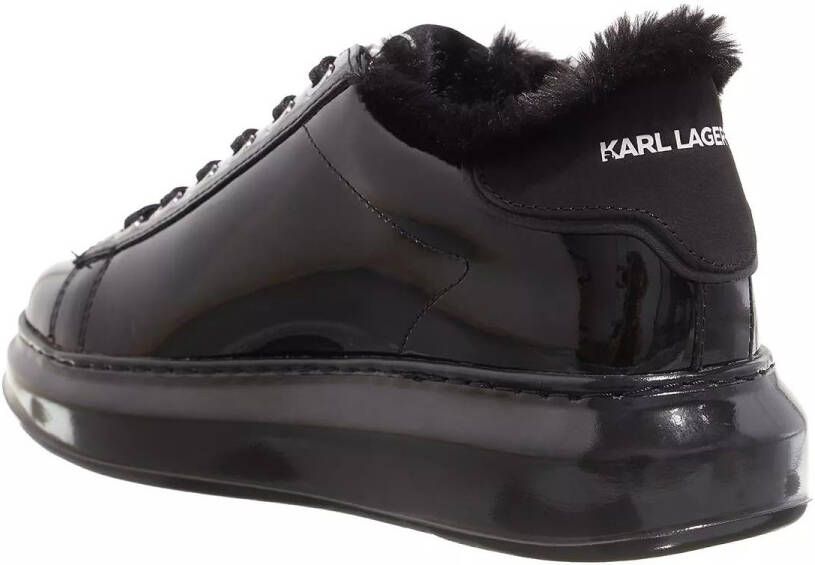 Karl Lagerfeld Sneakers Kapri Ikon Shine Lo Lace in zwart