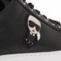 Karl Lagerfeld Kapri Karl Ikonic Stud Tab Sneakers Zwart Dames - Thumbnail 3