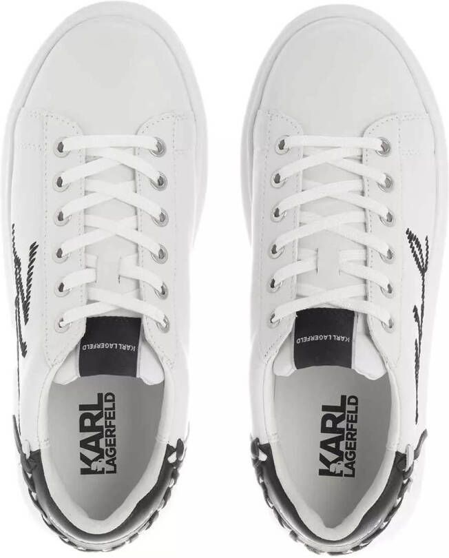 Karl Lagerfeld Sneakers Kapri Whipstitch Lo Lace in wit