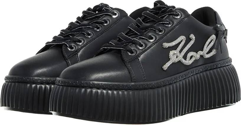 Karl Lagerfeld Sneakers Kreeper Lo Signia Rhinestone Lo in zwart