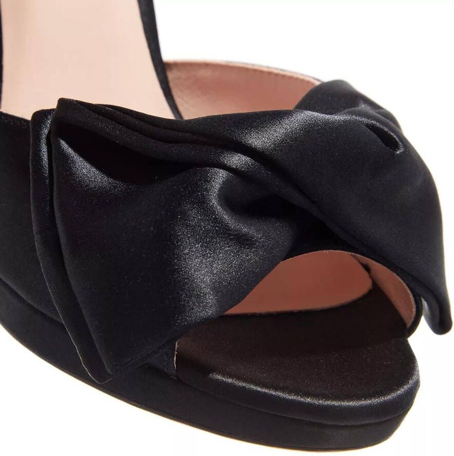 Kate spade new york Sandalen met hak Bridal Bow Satin Heeled Sandal in zwart