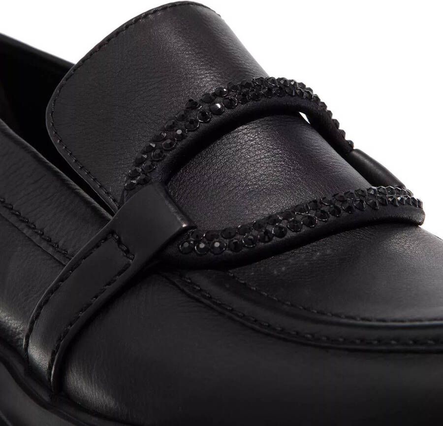 Kennel & Schmenger Loafers & ballerina schoenen Zip Loafers Leather in zwart