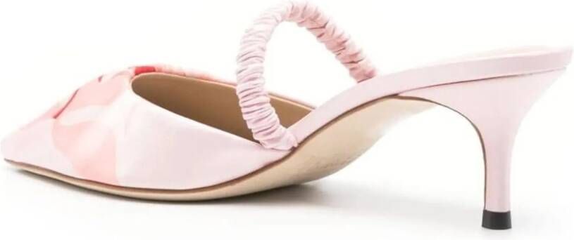 Kenzo Hoge hakken Pumps Pink in poeder roze
