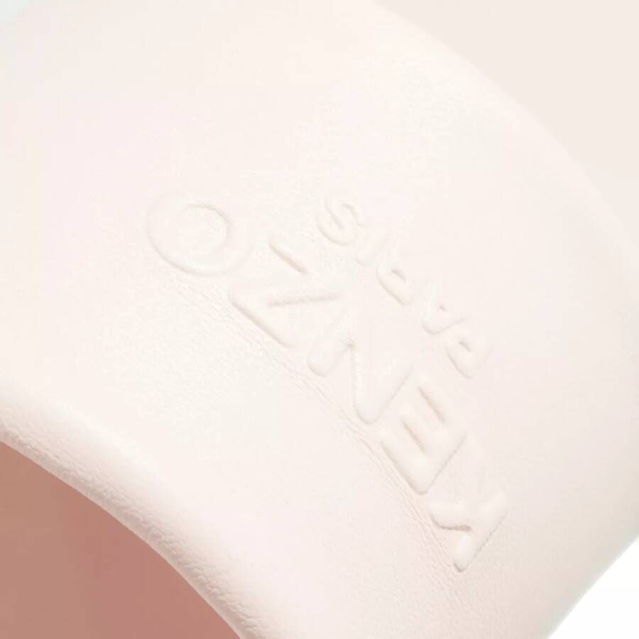 Kenzo Slippers & Mules Oki Flat Mules in poeder roze