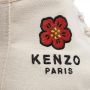 Kenzo Hoge sneakers voor dames in crèmekleurig canvas met Boke Flower-patroon Beige Dames - Thumbnail 2