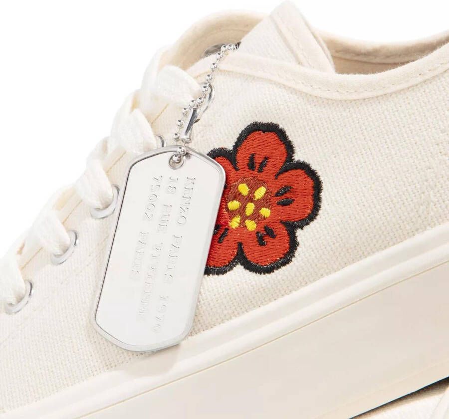 Kenzo Sneakers school Low Top Sneakers in crème