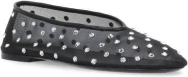 Khaite Black Marcy Flats Ballet Shoes in zwart