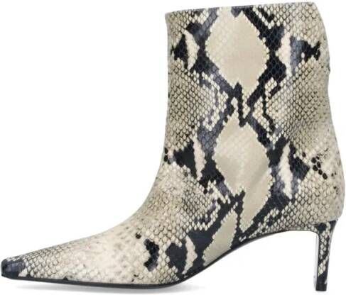Khaite Boots "Arizona 55" Ankle Boots – Beige in beige