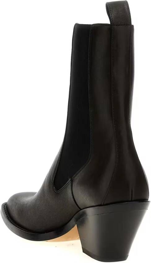 Khaite Boots 'Austin' Ankle Boots in zwart