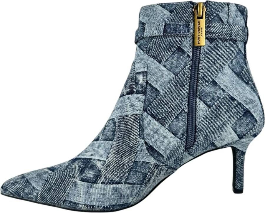 Kurt Geiger Dames Laars Blauw 3538488669 88 Kensington Flexi Ankle