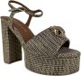 Kurt Geiger London Kensington Platform Sandalen Dames Beige - Thumbnail 6