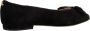 Lauren Ralph Lauren Ballerinas Londyn Bow Flats Ballet in zwart - Thumbnail 4