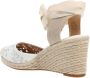 Lauren Ralph Lauren Espadrilles Paislee Eylt Espadrilles Wedge in wit - Thumbnail 1