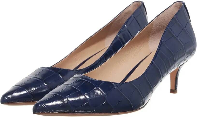 Lauren Ralph Lauren Leren pumps met structuurmotief model 'ADRIENNE'