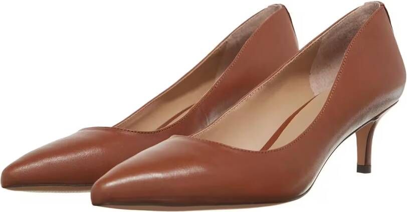 Lauren Ralph Lauren Hoge hakken Adrienne-Pumps-Closed Toe in bruin