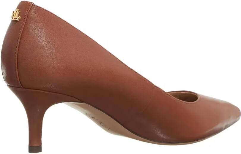 Lauren Ralph Lauren Hoge hakken Adrienne-Pumps-Closed Toe in bruin