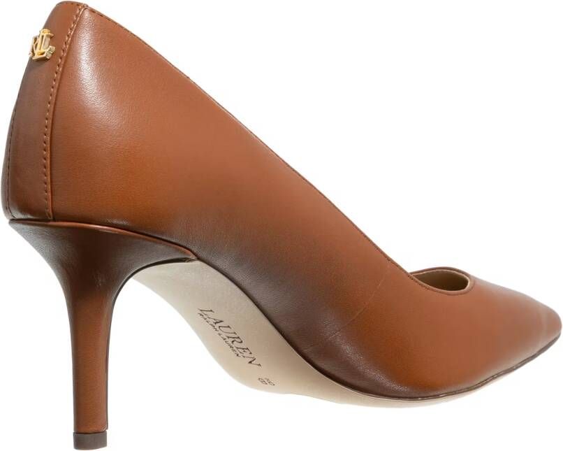 Lauren Ralph Lauren Hoge hakken Lanette-Pumps-Closed Toe in bruin