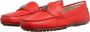 Lauren Ralph Lauren Loafers Barnsbury-Flats-Driver in rood - Thumbnail 1
