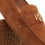 Lauren Ralph Lauren Penny loafers van leer met labeldetail model 'BARNSBURY' - Thumbnail 2