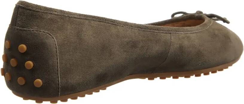 Lauren Ralph Lauren Leren ballerina's met strikdetail model 'JAYNA DRIVER'