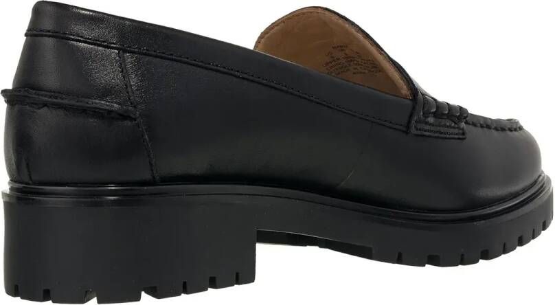 Lauren Ralph Lauren Loafers Marli-Flats-Loafer in zwart