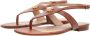 Lauren Ralph Lauren Sandalen Everley Sandals Flat Sandal in bruin - Thumbnail 3