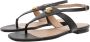 Lauren Ralph Lauren Sandalen van leer met labeldetail model 'EVERLY' - Thumbnail 2