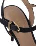 Lauren Ralph Lauren Leren sandalen met naaldhak model 'GWEN' - Thumbnail 4
