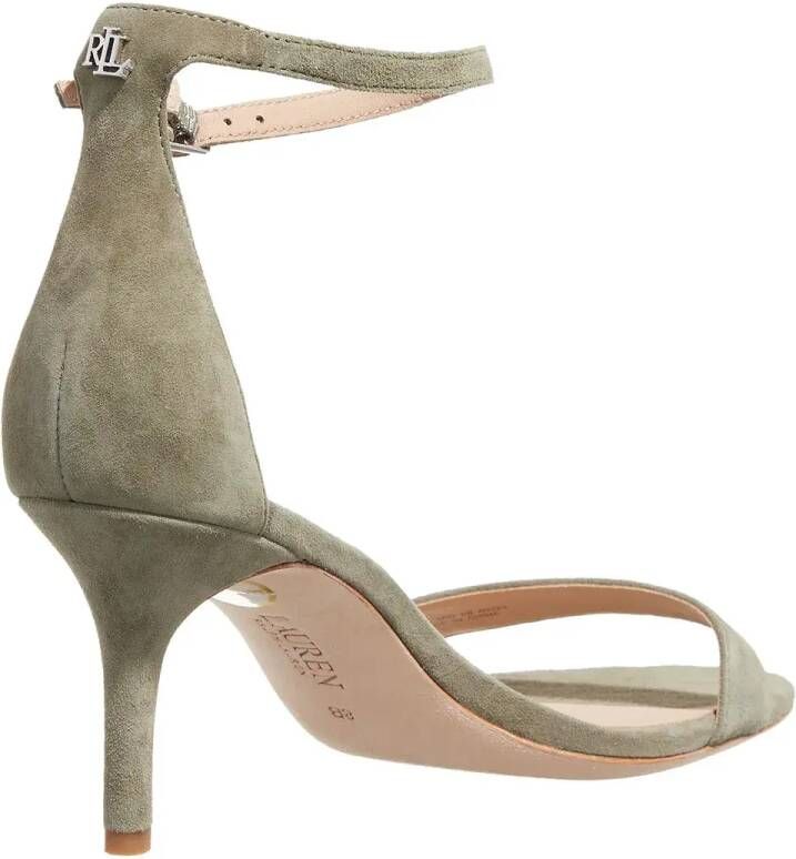 Lauren Ralph Lauren Sandalen met hak Allie Mid Sandals Heel Sandal in groen