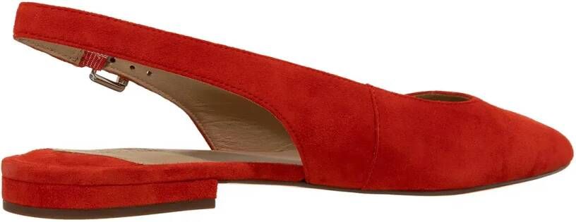 Lauren Ralph Lauren Sandalen met hak Londyn Slbck-Flats-Slingback in rood