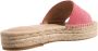 Lauren Ralph Lauren Sandalen Polly Logo Espadrilles Flat in poeder roze - Thumbnail 1