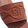 Lauren Ralph Lauren Slippers Alegra Iii Sandals Slide in bruin - Thumbnail 3