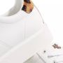 Ralph Lauren Witte Leren Sneakers met Dierenprint Details White Dames - Thumbnail 3