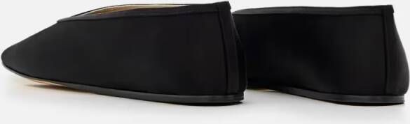 Le Monde Beryl Luna Slipper Satin in zwart