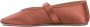Le Monde Beryl Silk And Leather Ballerinas in bruin - Thumbnail 1