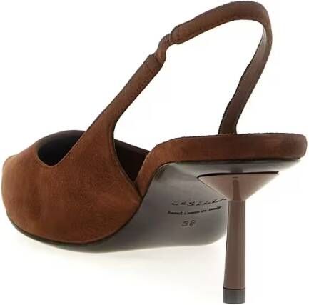 Le Silla Hoge hakken 'Bella' Slingback in bruin