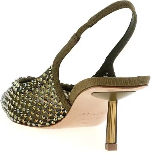 Le Silla Hoge hakken 'Gilda' Slingback in groen
