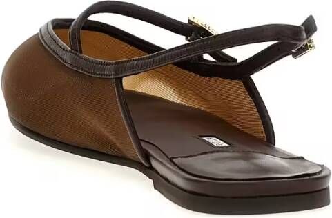 Le Silla Hoge hakken 'Morgana' Slingback in bruin