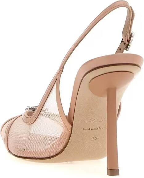 Le Silla Hoge hakken 'Vittoria' Slingback in roze
