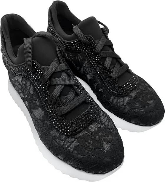 Le Silla Low-Top Sneakers Reiko Wave Sneaker in zwart