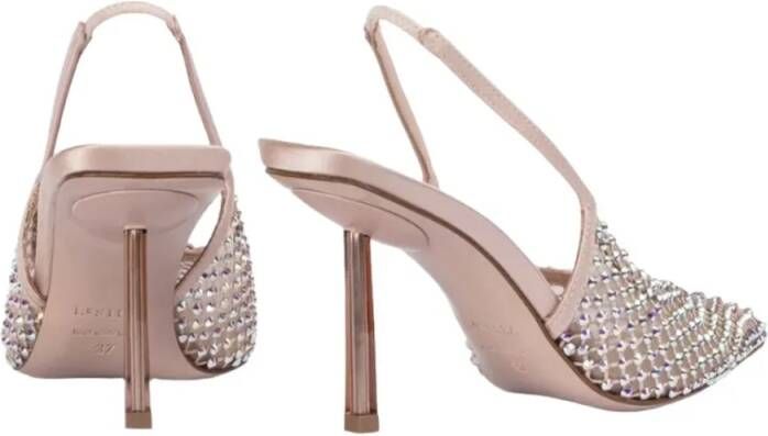 Le Silla Sandalen Gilda Slingback 90 Satin in roze