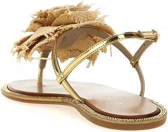 Le Silla Sandalen 'Rose' Sandals in goud