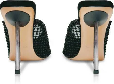 Le Silla Slippers & Mules Gilda Mules 100 in zwart