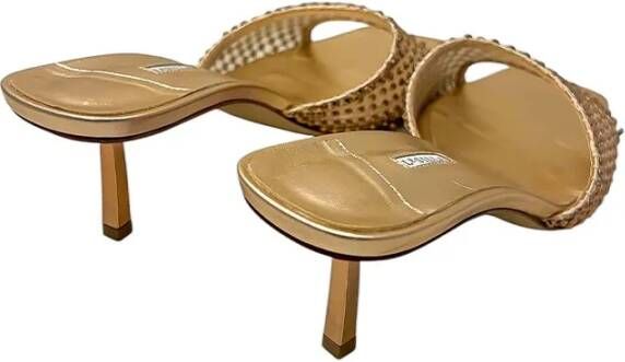 Le Silla Slippers & Mules Gilda Mules 60 in goud